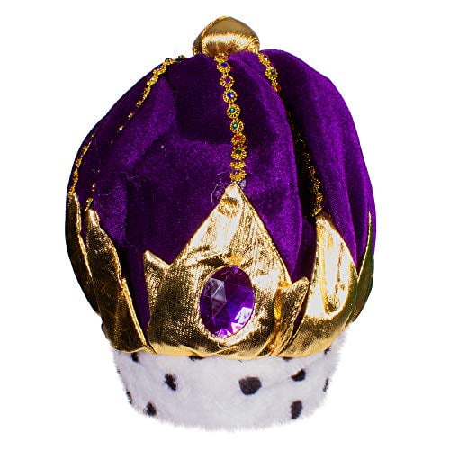 Windy City Novelties Royal  King  Crown Scepter Hat  for Men 