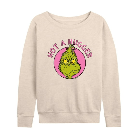 The Grinch - Not A Hugger Grinch - Women's Lightweight French Terry Long Sleeve Shirt