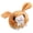 Brown, variant on Xirurus Jumping Plush Toys Adorable Animals Squeaky Jumping Toys Multifunctional Interactive Baby Voice Toys for Infants Toddlers Blue Pig 10.6 inches / 27 cm