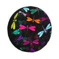 thumbnail image 2 of Balery Colorful Dragonflies Tire Covers - Tough Tire Wheel Protector for Truck, SUV, Trailer, Camper, RV -15 inch, 2 of 8