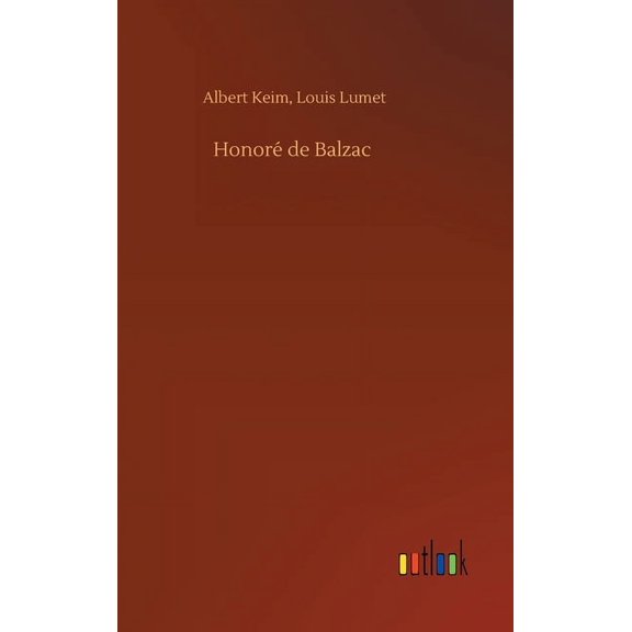 Honoré de Balzac (Hardcover)