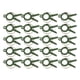thumbnail image 2 of Clips de soporte para plantas de jardín, Clips de vid de flores, Clips de injerto para escalar verde 20 piezas, 2 of 8