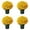 Yellow 4PCS, variant on 5PCS Artificial Sunset Chrysanthemum Flower for Outdoors Look Real, Fall Silk Flower Plants for Outside Yard Decor Fall Florals Porch Decorations,Yellow