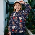 thumbnail image 2 of Uorisanigo Girls Half Zipper Sweatshirts Loose Cute Christmas Sloth Quarter Zip Pullover Sweatshirts with Long Sleeve Size 5-14 Lightweight Quarter Zipper Pullover Jackets for Teen Girl, 2 of 7