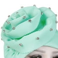 thumbnail image 6 of Meidiya Women Elastic Big Flower Turban Chemo Beanie Hair Loss Chemo Cap Hat, 6 of 7