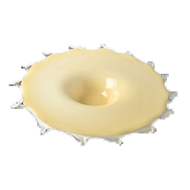 Frutero de cristal con base, frutero de gran capacidad, utilizado for decoración central de encimera de cocina, sala de estar o mesa de comedor