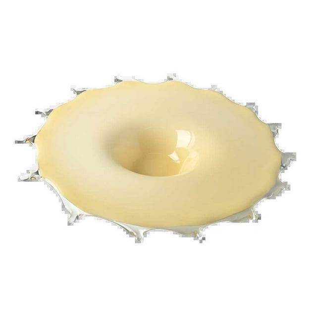 Frutero de cristal con base, frutero de gran capacidad, utilizado for decoración central de encimera de cocina, sala de estar o mesa de comedor