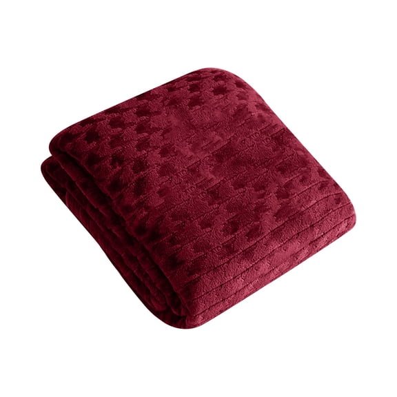 BIZHUA Simple&Opulence Throw Blanket for Couch Blankets for Women 100 Cm Cozy Lightweight Fleece Blanket for Home Decor, 1 Blanket