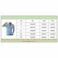 thumbnail image 3 of LINGLANG Men's Casual Sport Shirt Stand Collar Button Down Solid Color Daily Fashion Top, 3 of 6