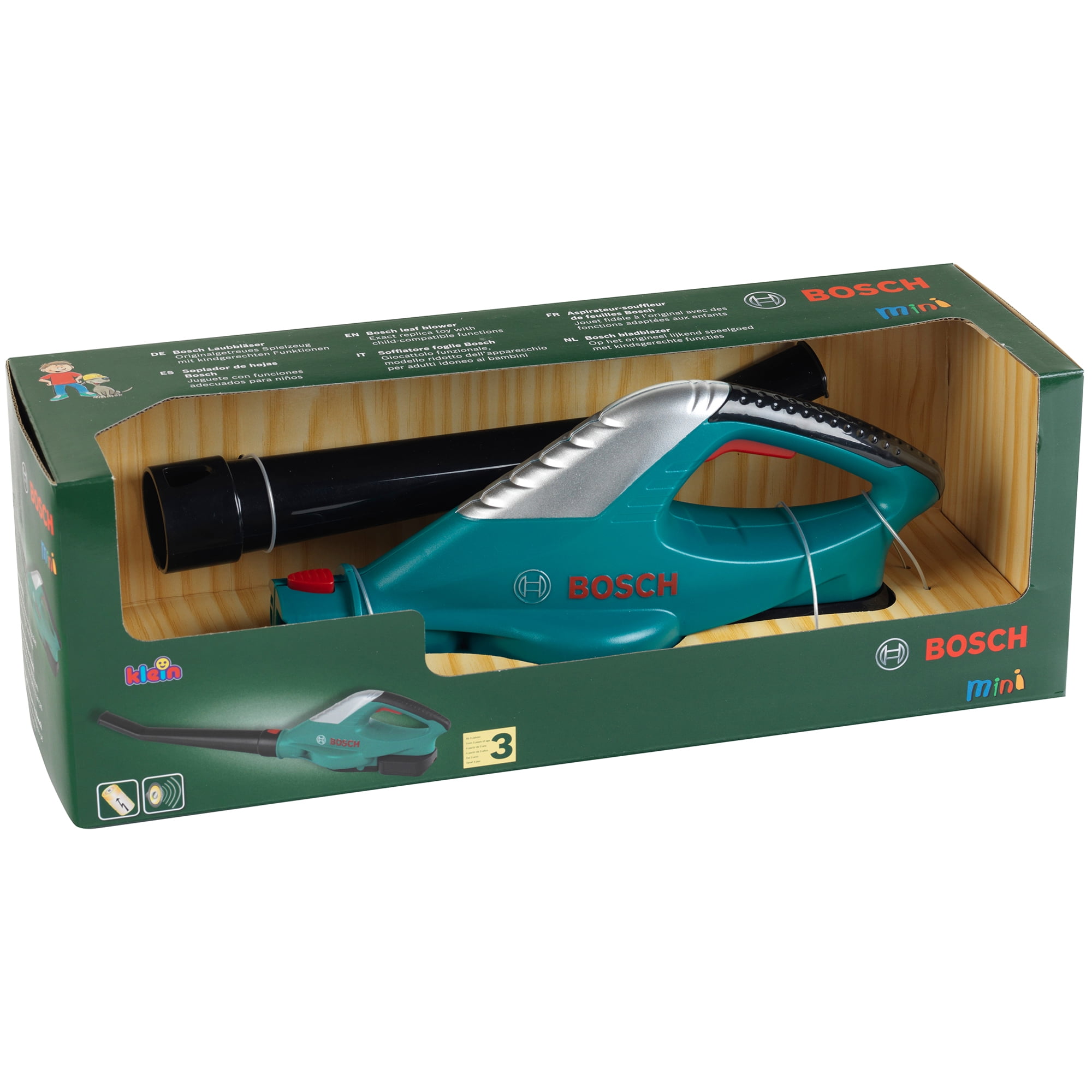 Theo Klein 2773 Childrens Bosch Plastic Toy Leaf Blower with Noise Blue