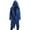Blue Jackets, variant on Juebong Mens Long Hooded Cardigan Long Sleeve Lightweight Wool Coat Open Front Drape Cape Loose Fall Cardigans Trench Coats Black,XL