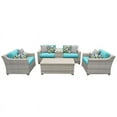 thumbnail image 2 of TK Classics Fairmont 6 Piece Outdoor Seating Group with Cushions in Aruba, 2 of 4
