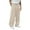 Beige, variant on Mens Wide Leg Trousers Loose Fit Pleated Front Casual Pants Relaxed Fit Straight Leg Trousers for Daily Wear