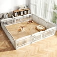thumbnail image 2 of Costway 12 Panel Plastic Dog Playpen with Lockable Gate for Small & Medium Sized Dogs, 2 of 9