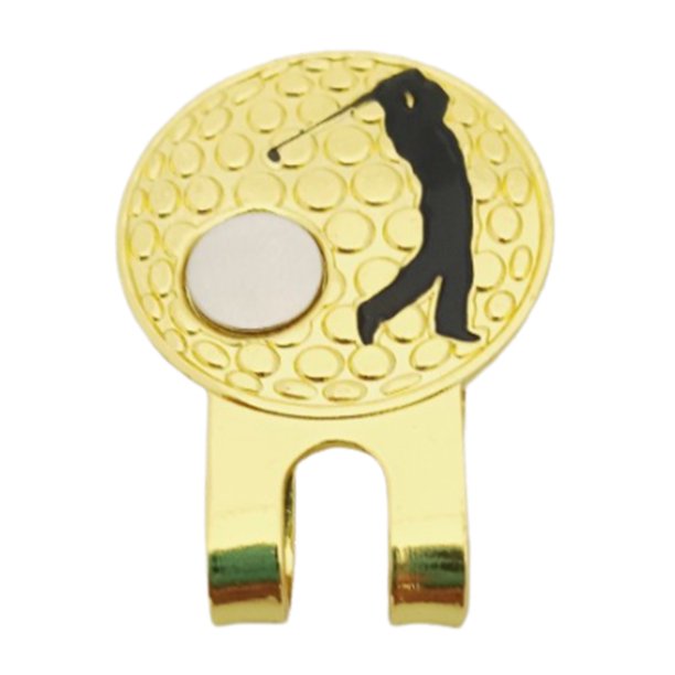 Marcador Magnético Pelota Golf Con Clips Magnéticos Doble Cara para Poner Verde