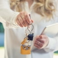 thumbnail image 5 of YYKihy Multipurpose Cute Mini Bag Keychain Leather Owl Tassel Keychain Owl Coi N Purse Keychain, 5 of 9