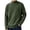 Army Green, variant on Mens Sweater Solid Color Round Neck Long Sleeve Casual Comfy Outdoor Pullover Sweater