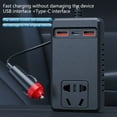 thumbnail image 2 of AOOOWER 12V/24V Universal Car Charging Inverter Power Adapter 150W 4 Intelligent USB Ports For Laptops Phones Travel Essential, 2 of 13