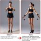 thumbnail image 2 of Cuerda para saltar inalámbrica, con peso para hacer ejercicio, boxeo y entrenamiento corporal, cuerda para saltar rápida e inalámbrica sin tango para hombres, mujeres y niños, 2 of 5