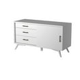 thumbnail image 3 of Alpine Furniture Flynn Small TV Console, White, 3 of 5