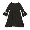 thumbnail image 7 of OGLCCG Toddler Girls Muslim Abaya Prayer Dress with Hijab Islamic Middle East Arab Ruffle Dress Soft Cotton Ramadan Eid Clothes 6M-8T, 7 of 7