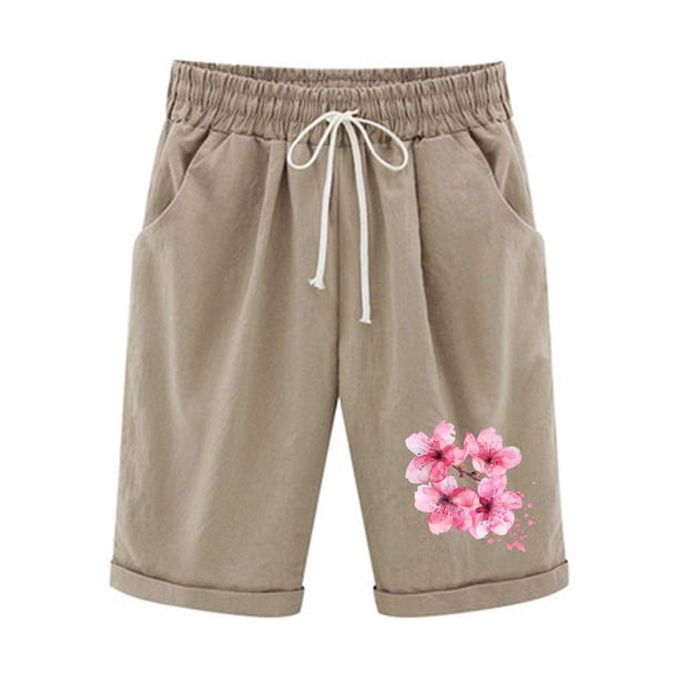 Cordón de Impresión de la Cintura Elástica Casual, Pantalones de Pijama para el Hogar, la Playa, la Ropa de Dormir Y el Uso Diario