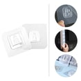 thumbnail image 5 of MLINS Sets Double Sided Adhesive Hooks Wall Hanger Holder Wall Hooks for Hanging, 5 of 8