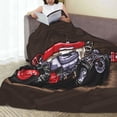 thumbnail image 6 of Fuzoiu red tractor Print Ultra-Soft Micro Fleece Blanket,All Seasons Flannel Throw, Lightweight Blanket for Bed, Sofa, Couch, Movie Night, Camping, and Travel-40"x30", 6 of 7