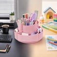 thumbnail image 6 of Multi Functional Rotating Pen Container Student Creatives Pen Container Office Desktop Storage Box Pen Container and Note Tray Makeup Brush Storage Box, 6 of 7