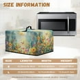 thumbnail image 6 of Whosucclay Butterfly Daisy Oil Painting Print Microwave Oven Cover Microwave Oven Grill Cover Protector Kitchen Small Appliance Protector Dust Protection Kitchen Decor 20.9" x 15.7" x 12.4"inches-L, 6 of 7