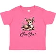 thumbnail image 3 of Inktastic 1st Birthday Cottagecore Baby Girl Deer Girls Baby T-Shirt, 3 of 5