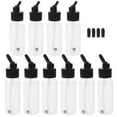 thumbnail image 6 of Viveous 10pcs Plastic Container Plastic Sealing Bottle Color Bottle Airbrush Accessories Color Plastic Airbrush Bottle Paint Bottle Airbrush Paint Bottles (30ml), 6 of 10