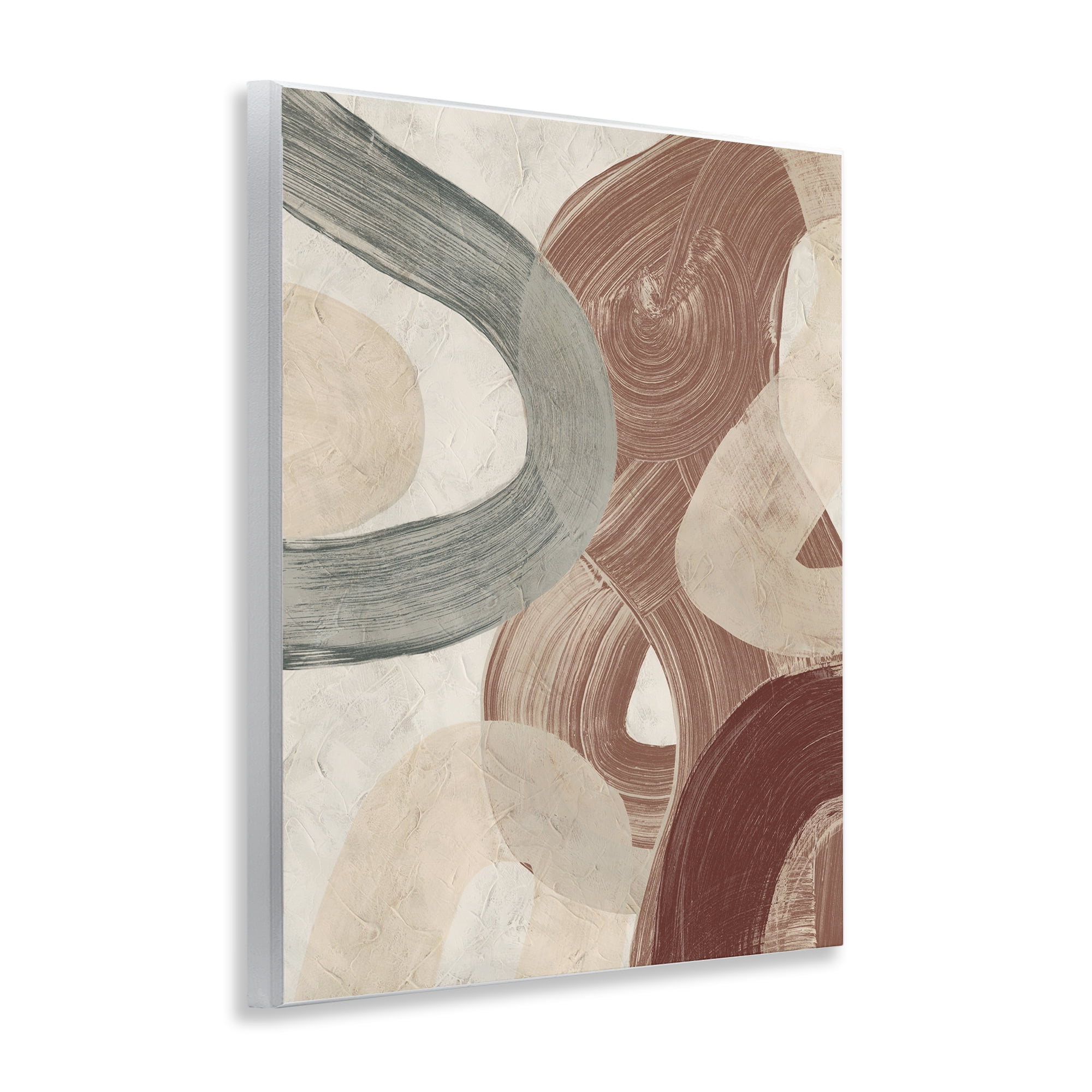 Stupell Industries Abstract Southwestern Neutrals Abstract Painting Unframed Art Print Wall Art, 11 x 14