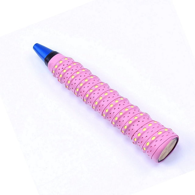 105 pegamento de mano de quilla de dos colores pegamento de mano de bádminton transpirable agarre de caña de pescar con cinturón de absorción de sudor