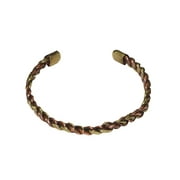 Mogul Magnetic Therapy Pain Copper Bracelet with Magnets Brass Cuff for Both