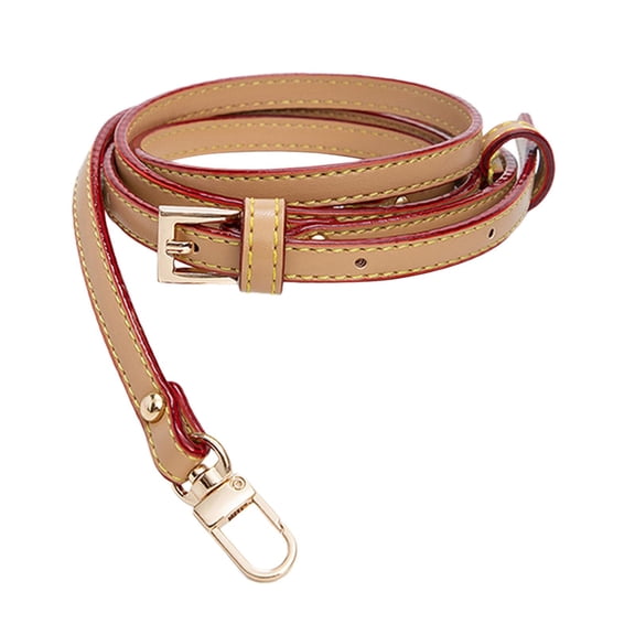 Yunhgft Shoulder Bag Strap Adjustable Stylish Trendy Detachable Versatile PU Leather Bag Dark Beige