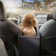 thumbnail image 5 of Console Dog Car Seat - Portable Dogs Armrest Booster Seat for Small Dog, Anti-Collapse Pet Car Seat with Soft Cushion Safety Belt, Support Pet Up to 11lbs, 5 of 5