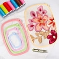 thumbnail image 3 of Aros para bordar Framendino cuadrados de plástico, tamaño paquete de 5, 3 of 7