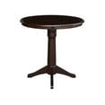 thumbnail image 5 of 36" Round Pedestal Counter Height Table - Mocha, 5 of 6