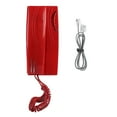 thumbnail image 1 of Teléfono Fijo NikouMX Montado en la Pared con Cable Rojo, 1 of 8