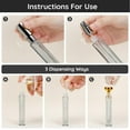 thumbnail image 3 of Emlimny 5 Pack Glass Perfume Bottle Set, 10ML Empty Refillable Atomizer Sprayers, Portable Travel Size Perfume & Cologne Dispenser, Leak-Proof Mini Spray Bottles for DIY, Travel, Sample, Gift, 3 of 6