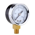 thumbnail image 2 of Shengyu Portable 0 -30 PSI 0 -2bar NPT Water Pressure Gauge Double Scale Air Compressor Pressure 1PCS, 2 of 6