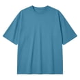 thumbnail image 5 of Enjoytime Mens T-Shirts Lightweight Crew Neck Short Sleeve Shirt Summer Oversized Casual Basic Tee Tops, 5 of 5