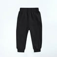 thumbnail image 3 of Cethrio Boys Graphic Sweatpants, Running Drawstring Elastic Waist Warm Jogger Pants Black Size 2-3T, 3 of 3