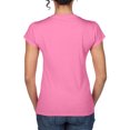 thumbnail image 5 of Gildan Ladies Soft Style Short Sleeve V-Neck T-Shirt, 5 of 5