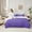 Purple, variant on Manfei Hotpink Bed in a Bag Twin Size,White Gradient Bed Set,Modern Abstract Art Bedding Twin Size,Ultra Soft Room Decorative Reversible,7 Pieces