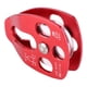 thumbnail image 4 of Placa lateral de aluminio de aviación portátil para exteriores, polea fija de polea única para escalada, rescate, freno de gran altitud, color rojo, 4 of 10