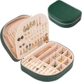 thumbnail image 1 of Joyero ProCase, tamaño viaje, piel sintética con forma de concha marina, 1 of 6