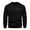 Black New1, variant on Momasggi Men's Casual Crewneck Sweatshirts with Chest Pocket Loose Casual Long Sleeve Pullover Tops Fashion Solid Color Sweatshirts Black 2XL