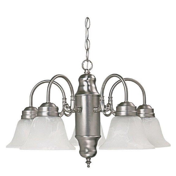 Chandelier 3 Light Burnished Bronze-Matte Nickel Finish    -Traditional Installation Capital Lighting 3255Mn-118